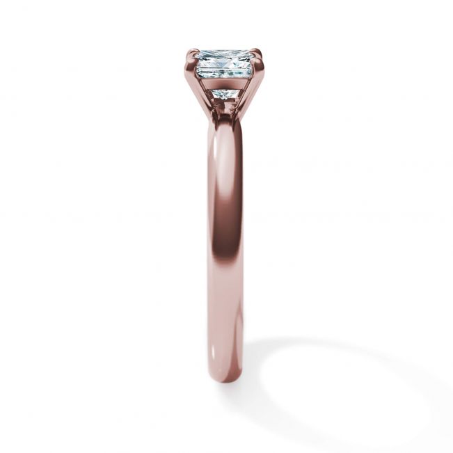 Bague de fiançailles diamant taille princesse - Photo 2