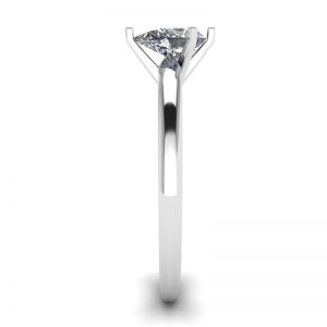 Solitaire Diamant Poire 6 griffes - Photo 2