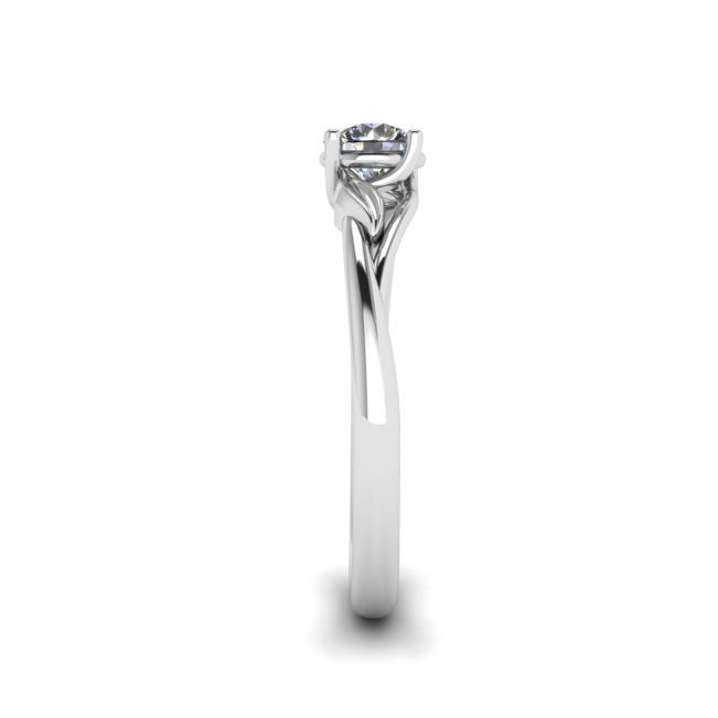 Bague de fiançailles en diamant inspiré de la nature - Photo 2