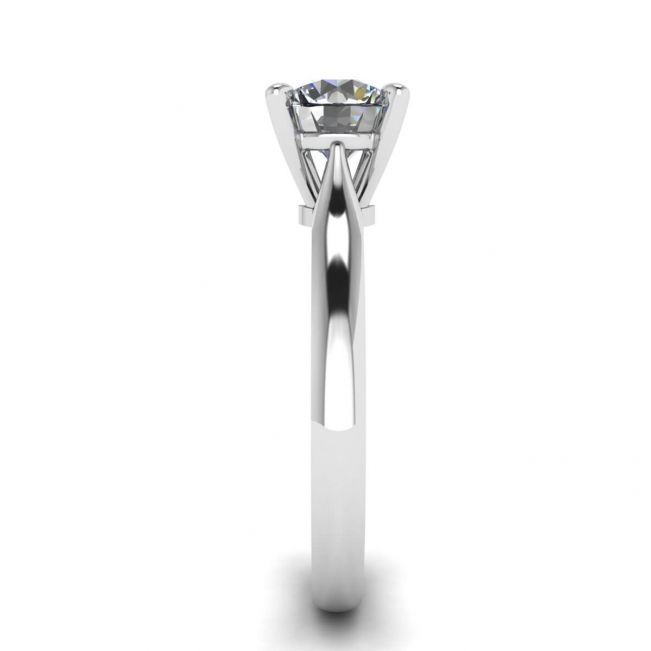 Bague en diamant classique avec un diamant - Photo 2