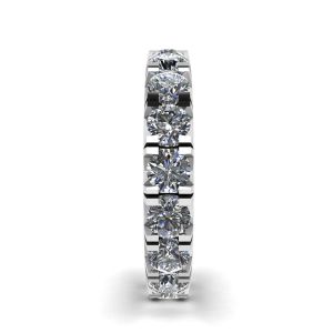 Bague Eternity Diamond 3 carats en or blanc 18 carats - Photo 2