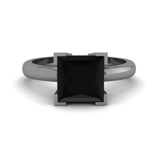 Bague Diamant Noir Rhodium Noir, Image 1
