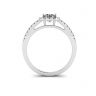 Bague diamant rond style coussin, Image 2