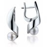 Petites Boucles d'Oreilles avec Perles de Mer - Collection Ruban, Image 2