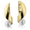 Petites Boucles d'Oreilles avec Perles de Mer - Collection Ruban, Image 3